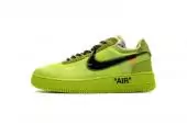 nike air force 1 et off white homme pas cher fluorescent green ow stos